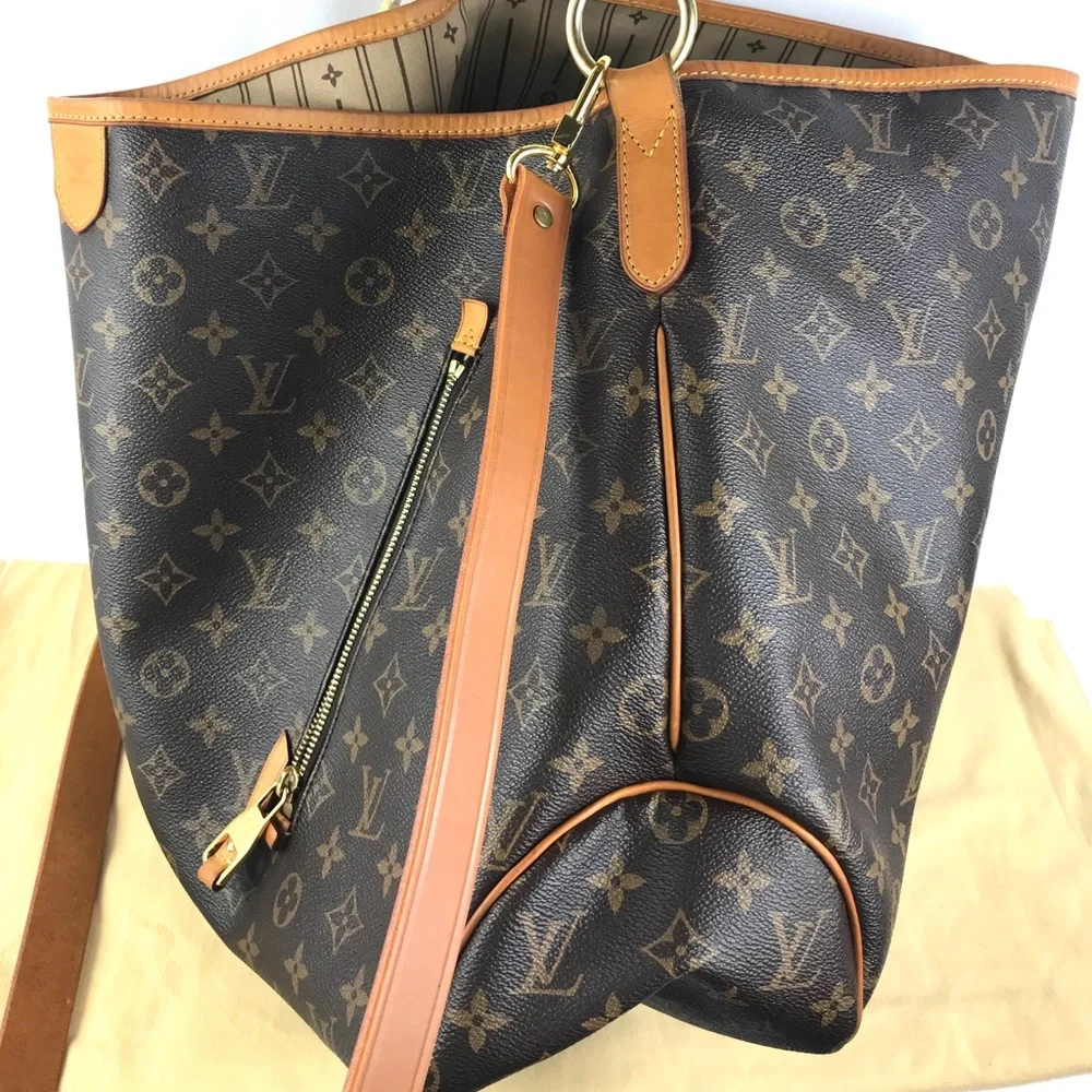 💎✨XXXL✨💎CROSSBODY LOUIS VUITTON HOBO delightful GM - Picture 10 of 15